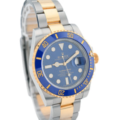 Rolex Submariner 40MM Two-tone 18K Yellow Gold Oyster Band Bluesy 116613LB
