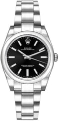 Rolex Oyster Perpetual 34mm Black Dial Oyster Stainless Steel Watch 124200