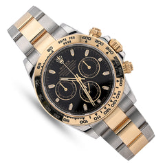 Rolex Cosmograph Daytona 40MM 2 Tone Oystersteel & 18K Gold Box/Card 116503 Men Watch