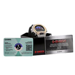 Yellow and White 3 CTW Natural Diamonds Digital G-Shock Casio Watch For Mens