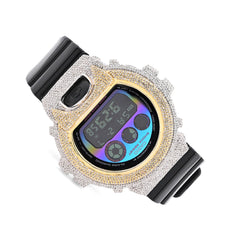 Casio G-Shock 4 CTW Natural Diamond Iced Digital Watch – 3 Colors