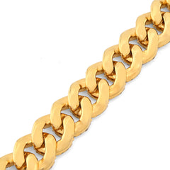 10k Yellow Gold 4.6CTW Natural Diamond 8MM Round Cuban Link Mens 8" Bracelet 25.8gms