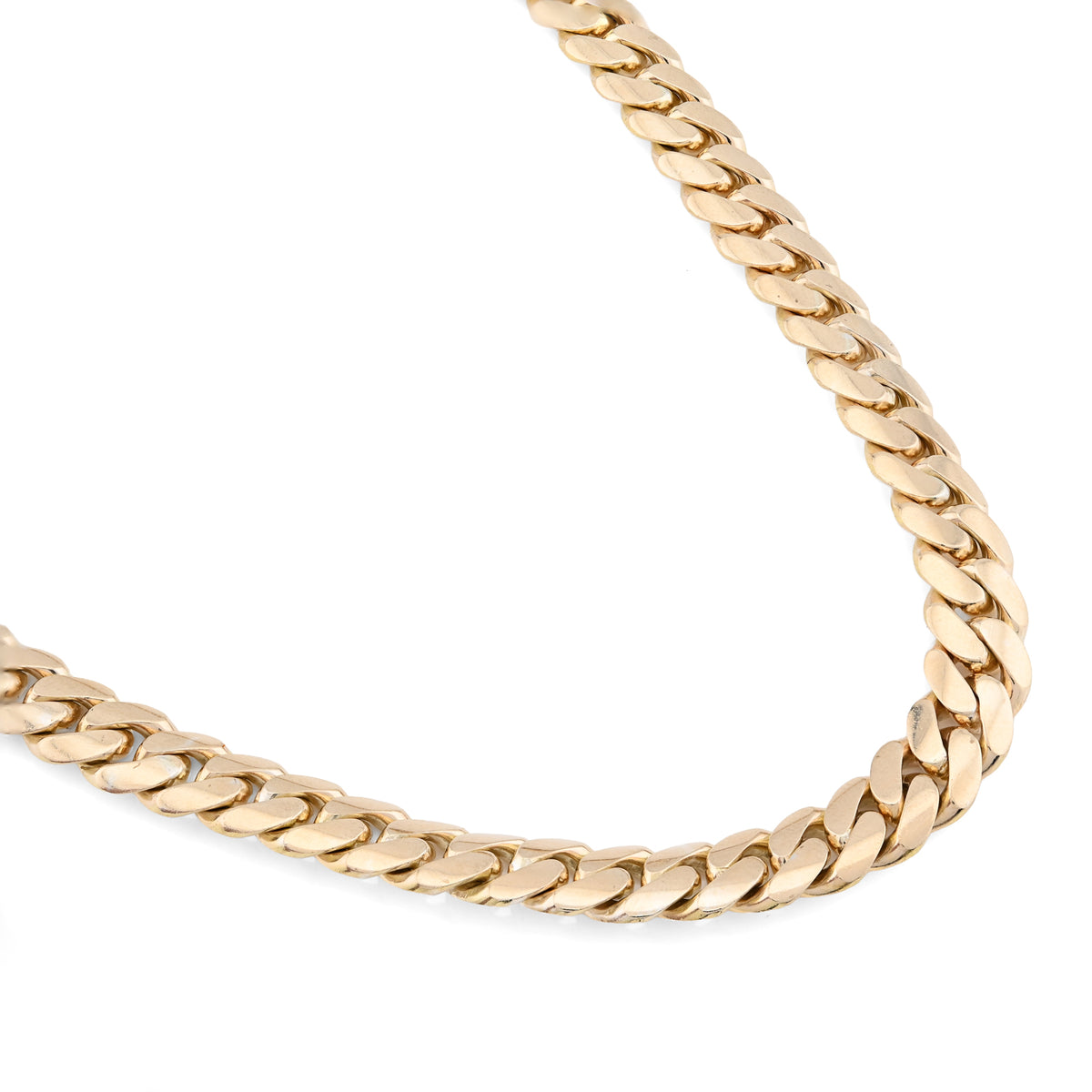 For Mens 10MM Real 10k Yellow Gold Cuban Chain 150grams 22 Inch Necklace