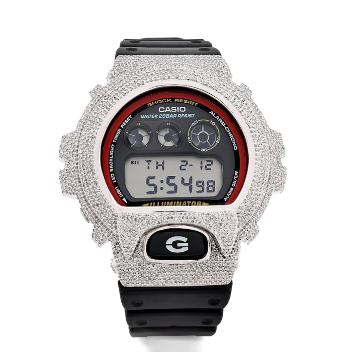 Casio G-Shock 4 CTW Natural Diamond Iced Digital Watch – 3 Colors