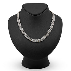 10MM 10k Yellow Gold 24In 10CTW Natural Diamond Cuban Chain Mens 86.1g Necklace