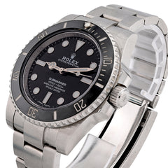 Rolex Submariner 40MM Black Face No Date Men Watch 124060 All Original