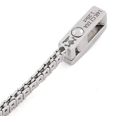 1.5MM 14k White Gold 6.5g 1.25CTW Natural Diamond Heart Tennis Bracelet 7 Inches