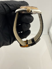 Rolex Datejust 36 Champagne Stick Dial on Generic Leather Strap Ref. 16233 1998
