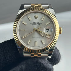 Rolex Datejust 41 Silver Index Dial on Jubilee Ref. 126333 Card 2022