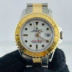 Rolex Yacht-Master Ladies White Dial on Oyster Bracelet Ref. 69623 1998
