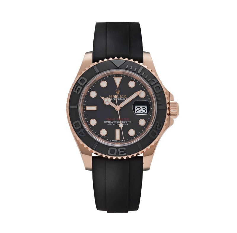 Rolex Yacht-Master Black Dial on Oyster Ref. 116655 Card 2018
