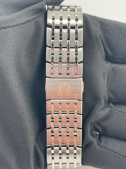 Omega De Ville Co-Axial Grey Dial on Stainless Steel Bracelet Ref. 422.10.41.52.06.001 Complete Open Date