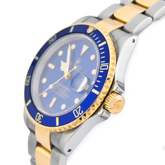 All Factory 40MM Rolex Submariner SS/18k Gold Oyster Band Bluesy Diver Men Watch