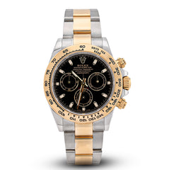 Rolex Cosmograph Daytona 40MM 2 Tone Oystersteel & 18K Gold Box/Card 116503 Men Watch