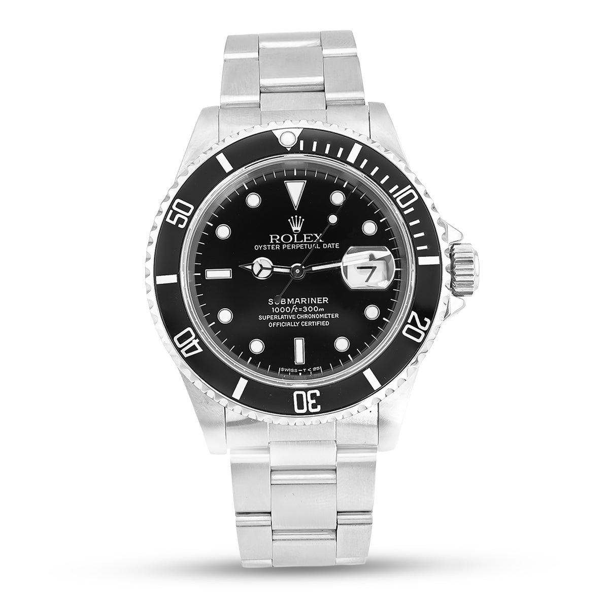 All Factory 40MM Rolex Submariner Stainless OysterSteel Black Face Mens Watch
