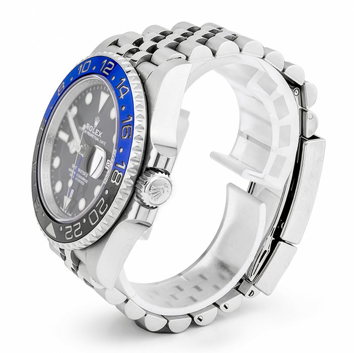 Rolex GMT Master-II Batgirl Jubilee Band Stainless Steel Box/Card Full Set 126710BLNR