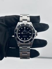 Rolex Submariner No Date Black Dial on Oyster Ref. 14060 Papers 1996