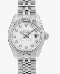 Rolex Datejust Lady White Diamond Dial on Jubilee Ref. 179174G Papers 2006