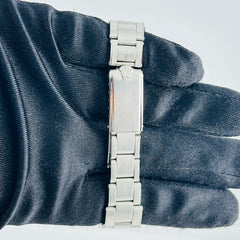 Rolex Oyster Perpetual Precision Albino White Dial Dial on Oyster Rivet Bracelet Ref. 6022 1963