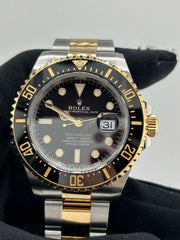 Rolex Sea-Dweller 43 Black Dial on 2 Tone Oyster Bracelet Ref. 126603 Card 2020