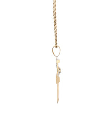 1/10th 10k Gold Bonded 925 Screw Nail Cross Pendant 3.3gms Mens Two Tone Charm