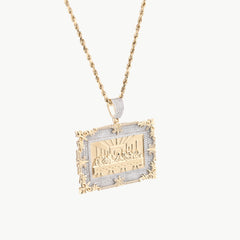 10k Yellow Gold 0.8CTW Natural Diamond Last Supper Apostles Pendant 14.7g Charm