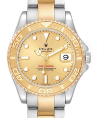 Rolex Yacht-Master Midsize Champagne Dial on Oyster Ref. 168623 2002