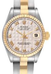 Rolex Datejust Lady White Roman Dial on 2 Tone Jubilee D Link Bracelet Ref. 79173 2002