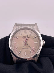 Rolex Air-King Silver Stick Dial on Oyster Bracelet Ref. 14000 1990