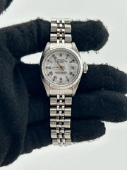 Rolex Date Lady White Dial on Stainless Steel Bracelet Ref. 69190 1996