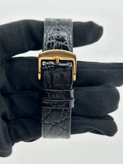 Rolex Datejust 36 Champagne Diamond Dial on Generic Black Leather Strap Ref. 16233 1989