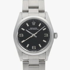 Rolex Oyster Perpetual Blue Dial on Oyster Bracelet Ref. 77080 Papers 1999