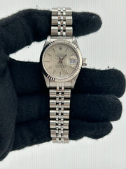 Rolex Datejust Lady Silver Stick Dial on Jubilee Ref. 69174 Papers 1991