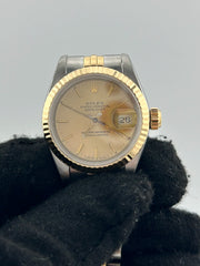 Rolex Datejust Lady Champagne Stick Dial on Jubilee Ref. 69173 1988