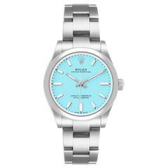 Rolex Oyster Perpetual Turquoise Blue Index Dial on Oyster Bracelet Ref. 277200 Complete 2026