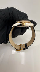 Rolex Datejust 36 Champagne Stick Dial on Generic Leather Strap Ref. 16233 1998