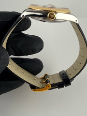 Rolex Datejust 36 Champagne Stick Dial on Generic Leather Strap Ref. 16233 1998