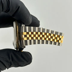 Rolex Datejust Champagne Stick Dial on D Link Jubilee Bracelet Ref. 16013 Papers 1986