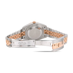 Mens 41MM Rolex Datejust 10k Gold/SS 3.5CTW Natural Diamond Bezel Chocolate Face 2-Tone Jubilee Band Watch