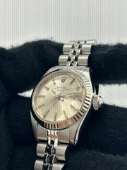 Rolex Date Lady Silver Index Dial on Stainless Steel Bracelet Ref. 6917 1978