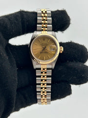 Rolex Datejust Lady Champagne Stick Dial on Jubilee Ref. 69173 1988