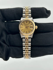 Rolex Date Lady Champagne Stick Dial on Jubilee Ref. 6917 1984