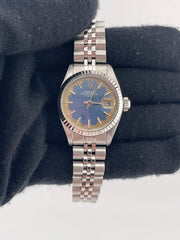 Rolex Datejust Lady Blue Dial on Jubilee D Link Bracelet Ref. 6917 1981