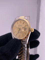 Rolex Datejust 36 Champagne Linen Stick Dial on Jubilee Ref. 16013