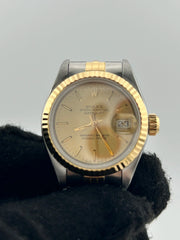 Rolex Datejust Lady Champagne Stick Dial on Jubilee Ref. 69173 1991